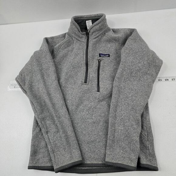 Patagonia Better Sweater 1/4 zip mens gray small‎ 5833 - Picture 1 of 7
